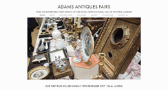 Desktop Screenshot of adamsantiquesfairs.com