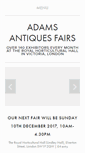 Mobile Screenshot of adamsantiquesfairs.com