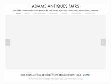 Tablet Screenshot of adamsantiquesfairs.com